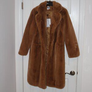 NWT Beautiful Faux Fur Long Coat